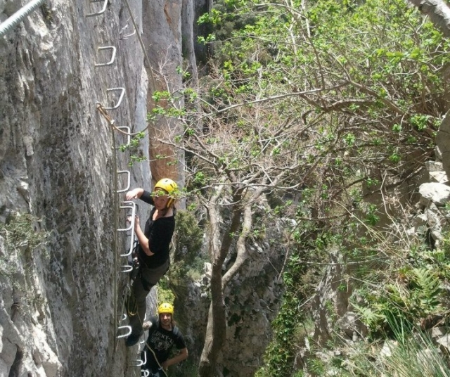  Practice via ferrata 